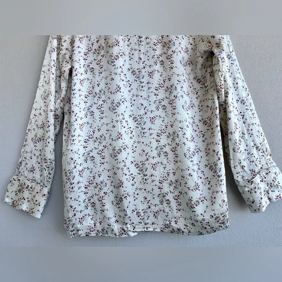 H&M | Floral Satin PJ Blouse - Picture 6 of 16
